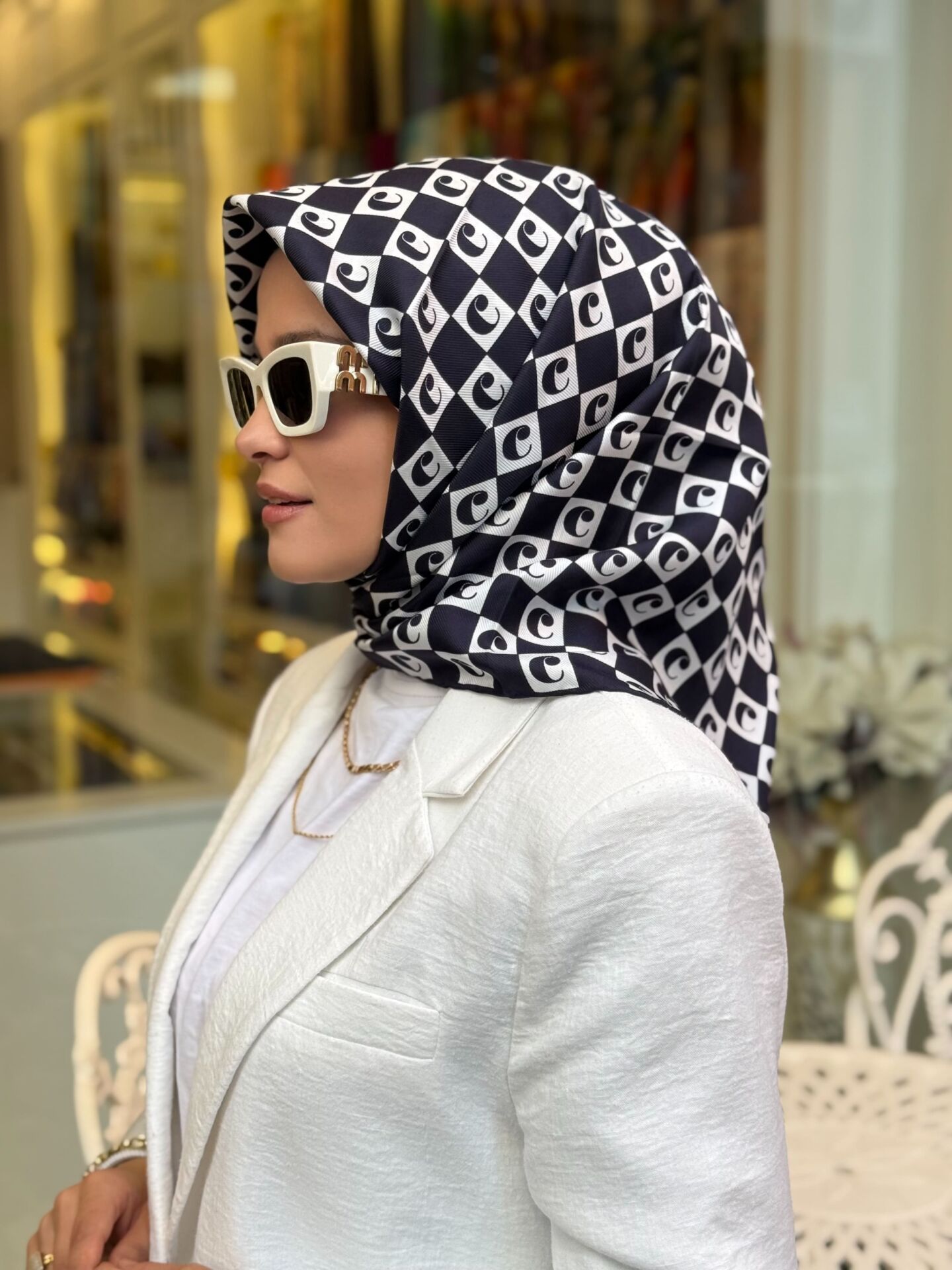 CACHAREL TWİLL İPEK EŞARP