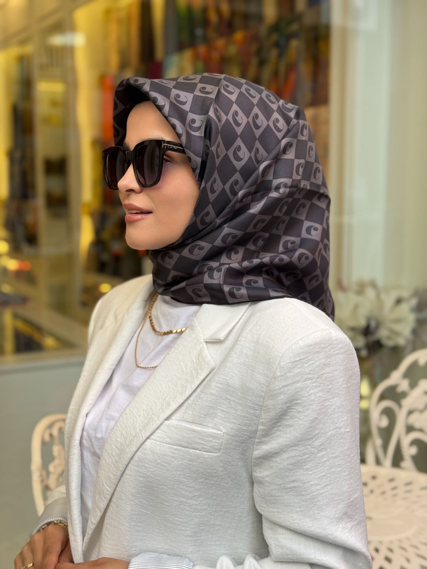 CACHAREL TWİLL İPEK EŞARP