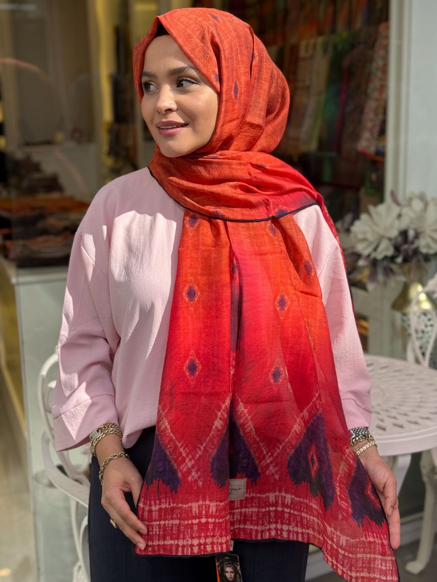LA BOUTİQUE YAZ SERİNLİĞİ ŞAL 70X190