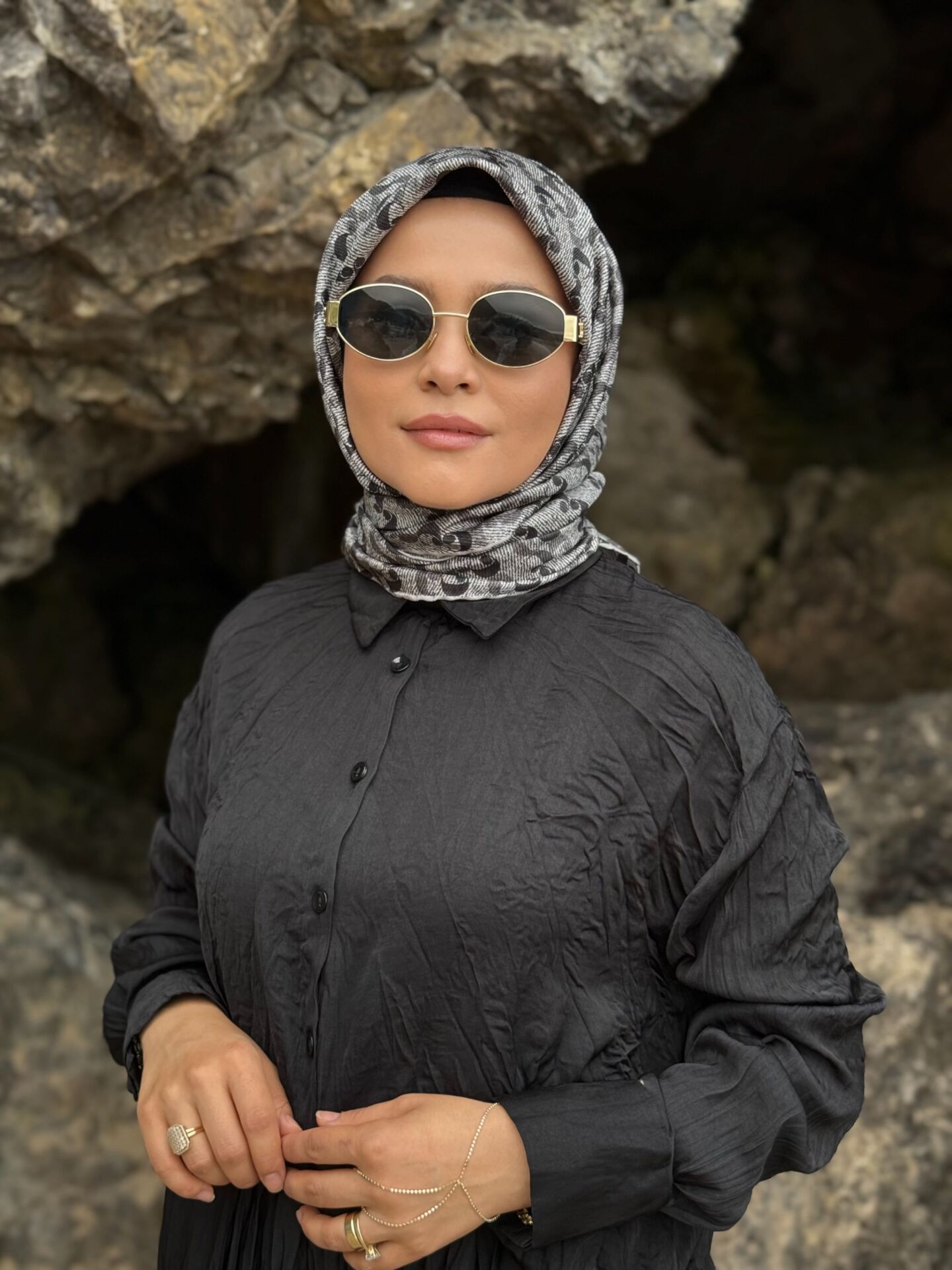 CİNDRELLA GÖMLEK SİYAH