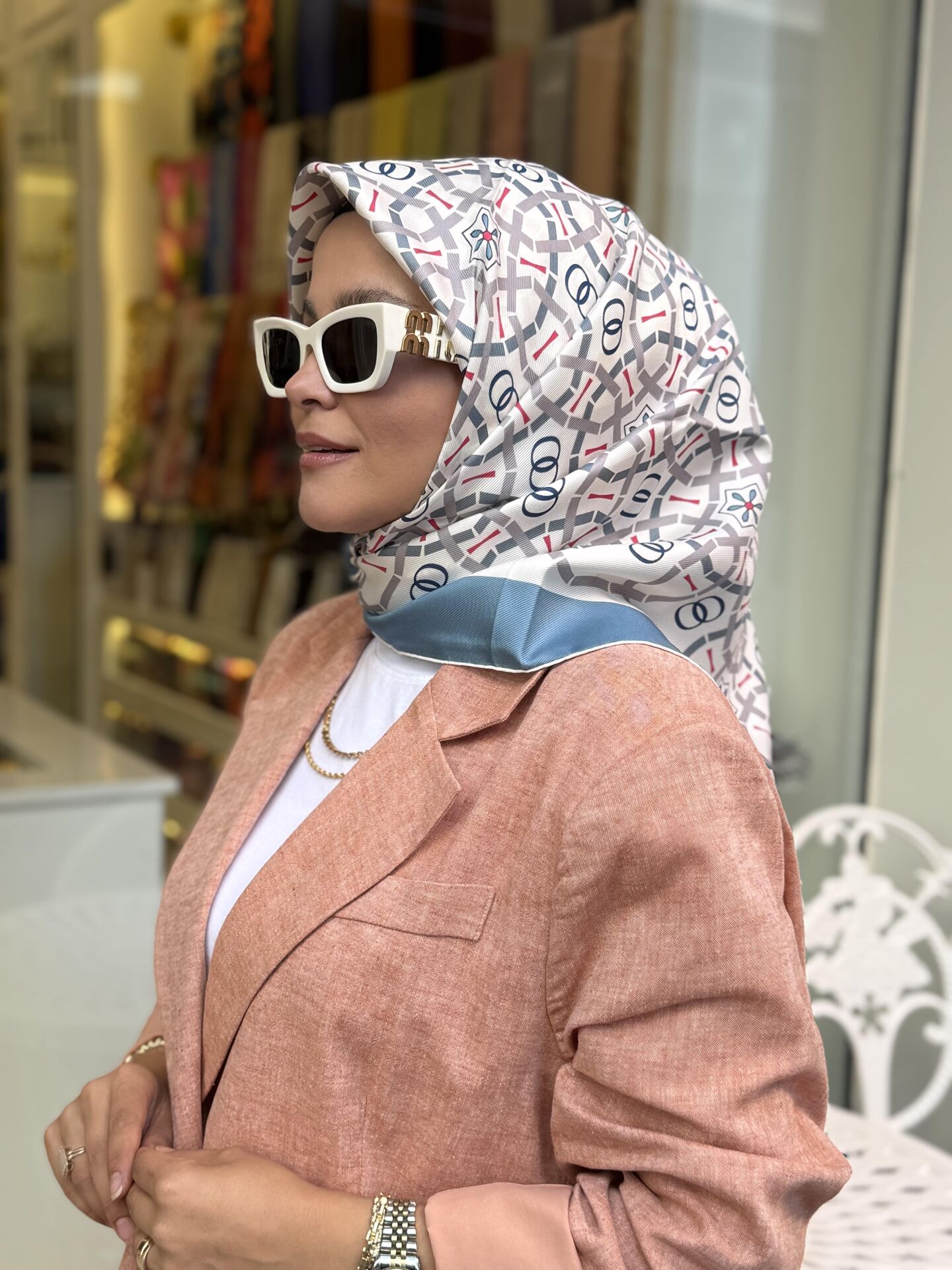İMANNOOR TWİLL İPEK EŞARP ÇİFT TARAFLI
