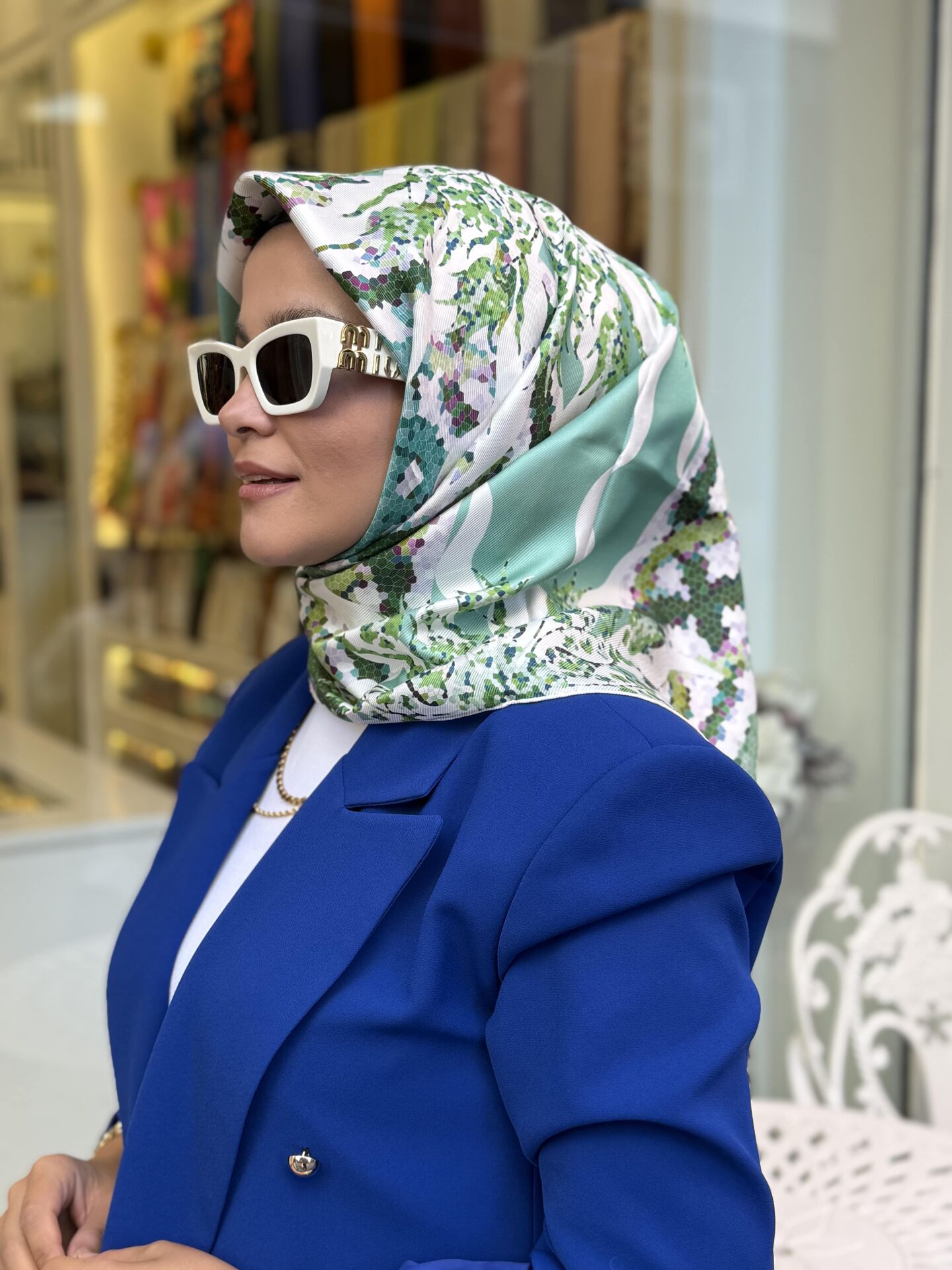 İMANNOOR TWİLL İPEK EŞARP ÇİFT TARAFLI
