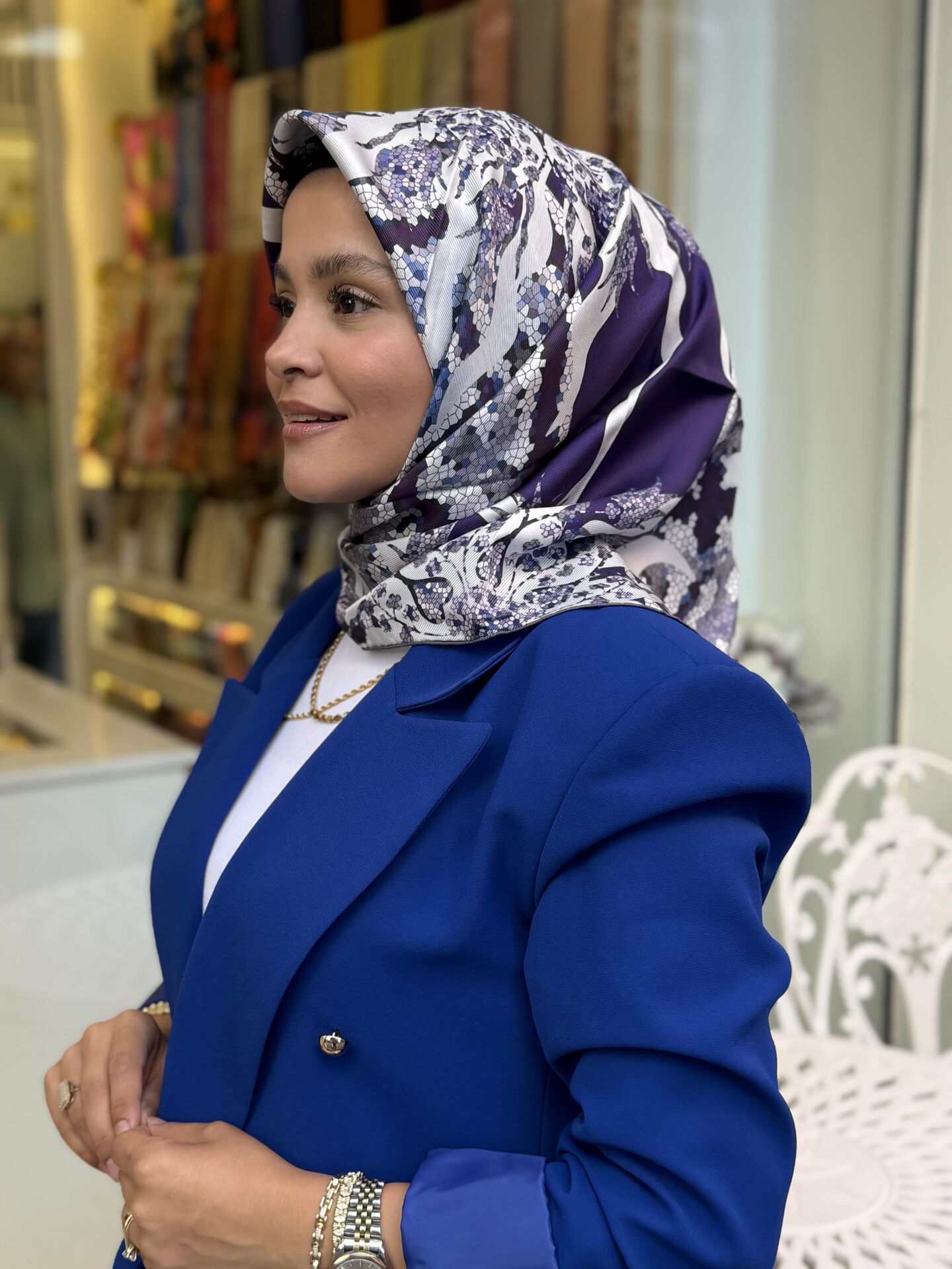 İMANNOOR TWİLL İPEK EŞARP ÇİFT TARAFLI