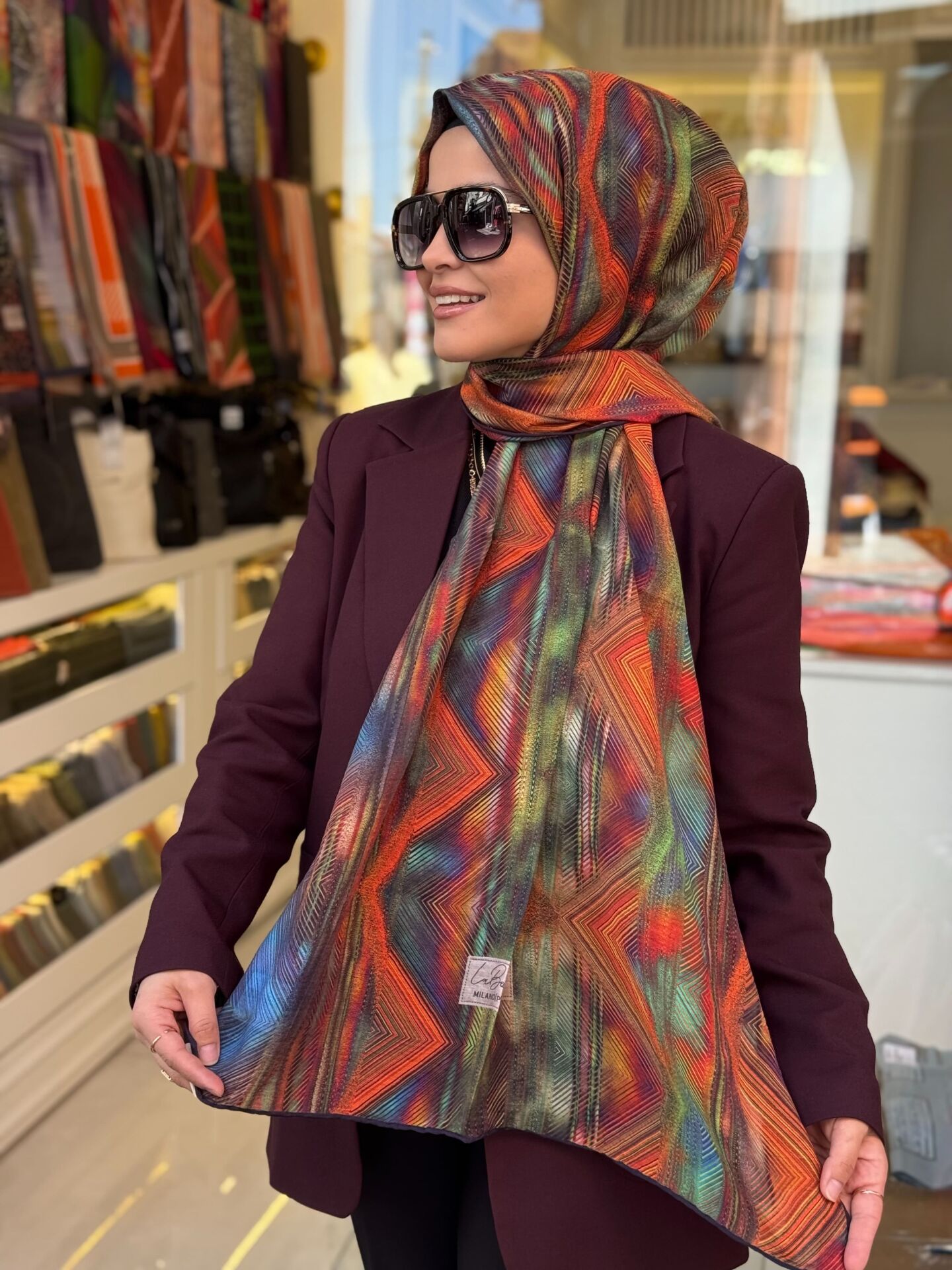LA BOUTİQUE YAZ SERİNLİĞİ ŞAL 70X190