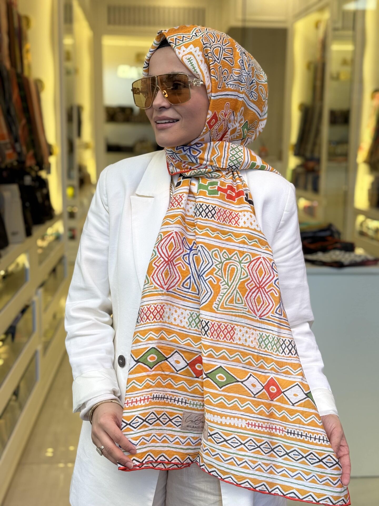 LA BOUTİQUE YAZ SERİNLİĞİ ŞAL 70X190