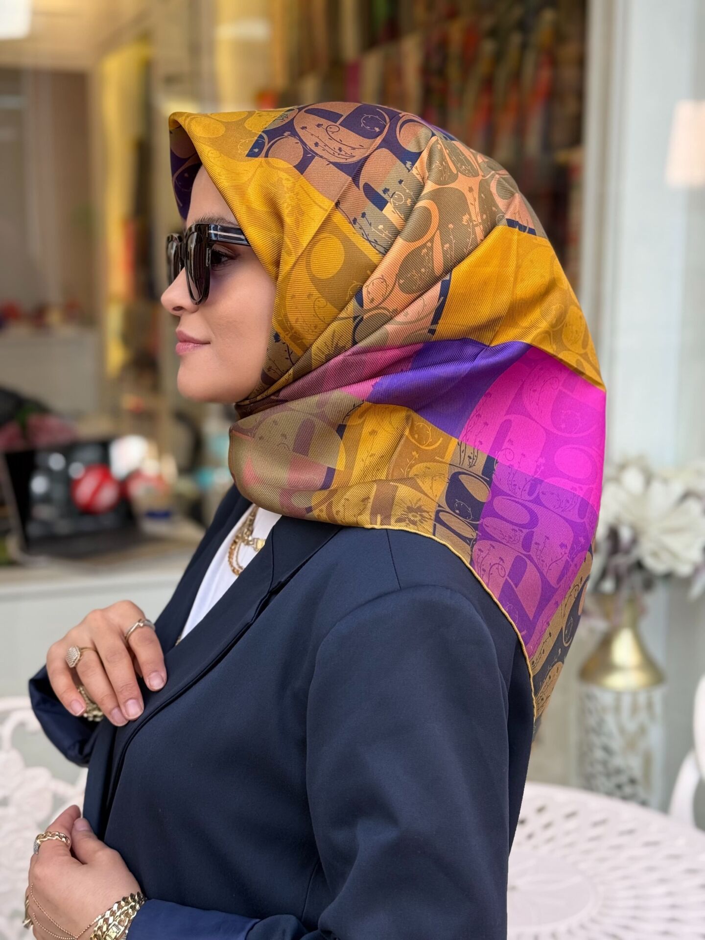 CACHAREL TWİLL İPEK EŞARP