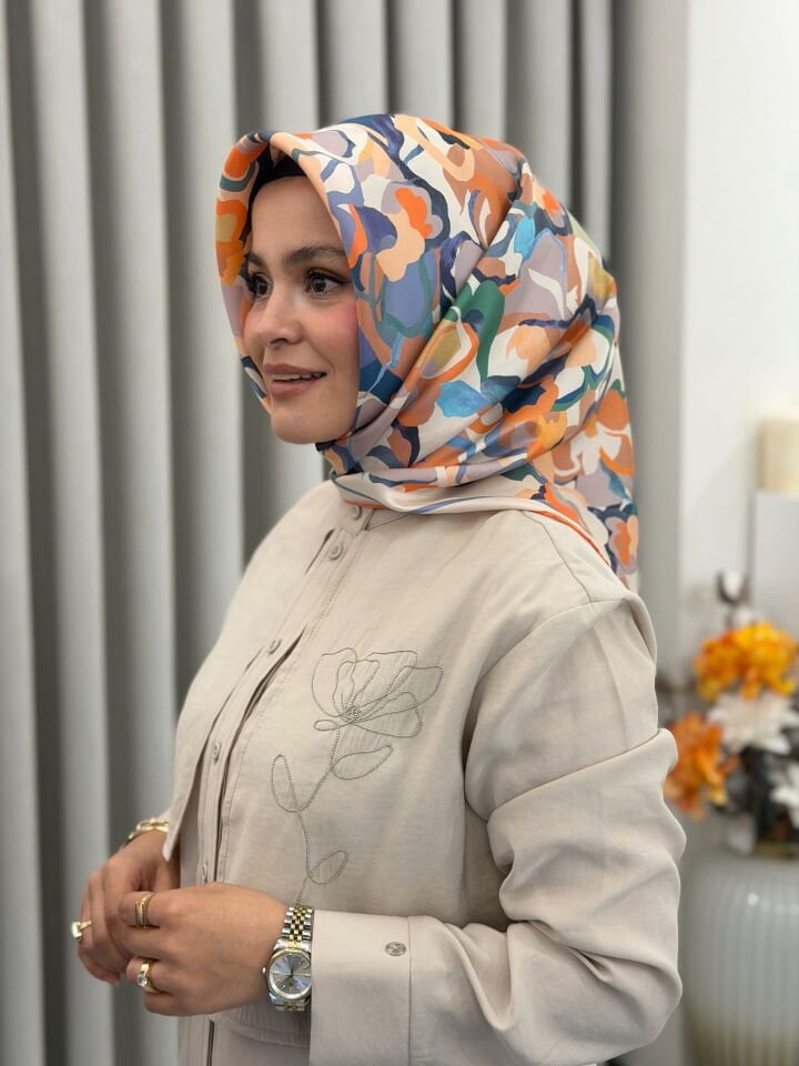BELLİ TWİLL İPEK EŞARP