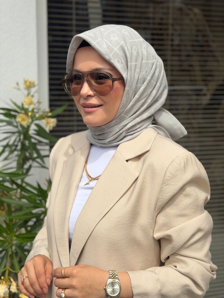 BENETTON ELEGANTE DOS EŞARP YAĞMUR