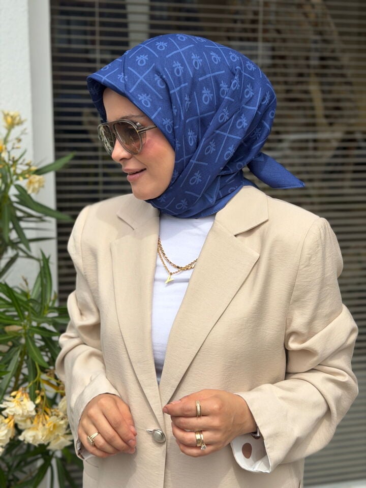 BENETTON ELEGANTE DOS EŞARP SAX