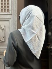 LA BOUTİQUE HERBAL BİTKİSEL EŞARP FIRTINA GRİ 90X90