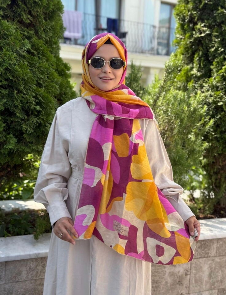 LA BOUTİQUE YAZ/GÜZ SERİNLİĞİ ŞAL 70X190