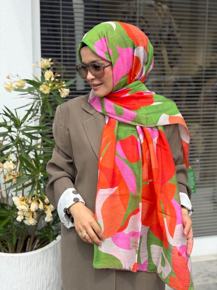 LA BOUTİQUE YAZ/GÜZ SERİNLİĞİ ŞAL 70X190