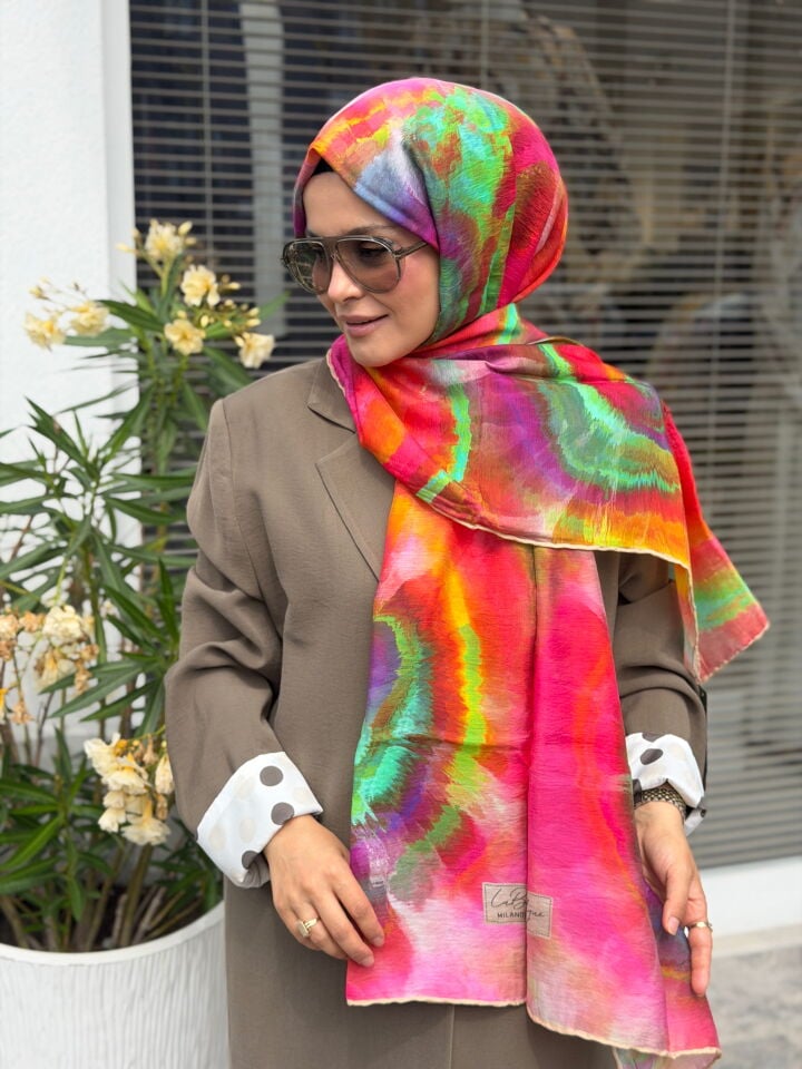 LA BOUTİQUE YAZ/GÜZ SERİNLİĞİ ŞAL 70X190