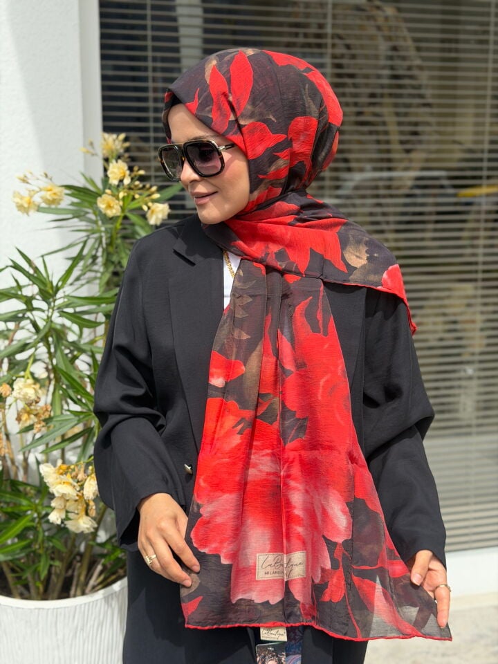 LA BOUTİQUE YAZ/GÜZ SERİNLİĞİ ŞAL 70X190