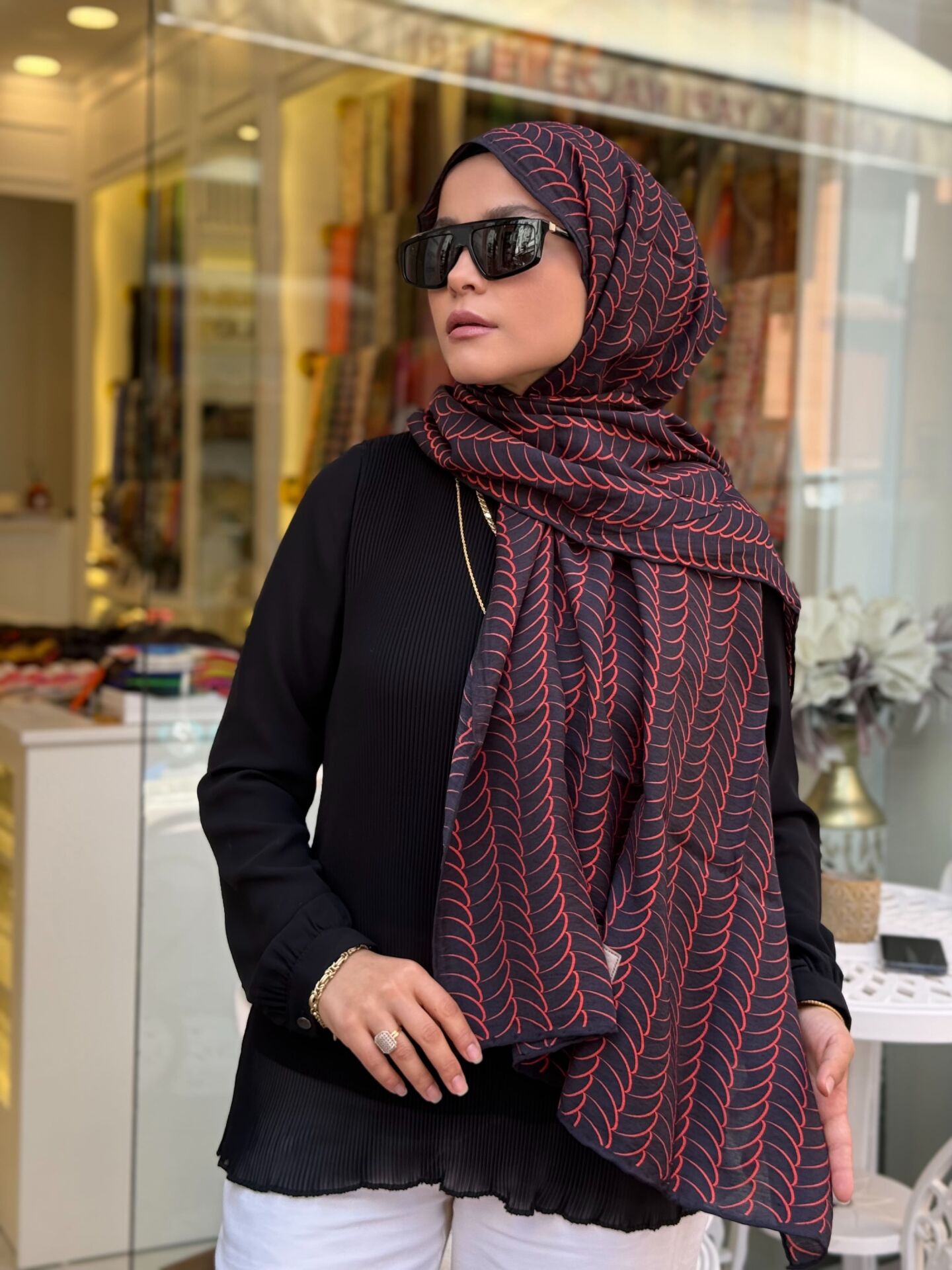 LA BOUTİQUE YAZ SERİNLİĞİ ŞAL 70X190