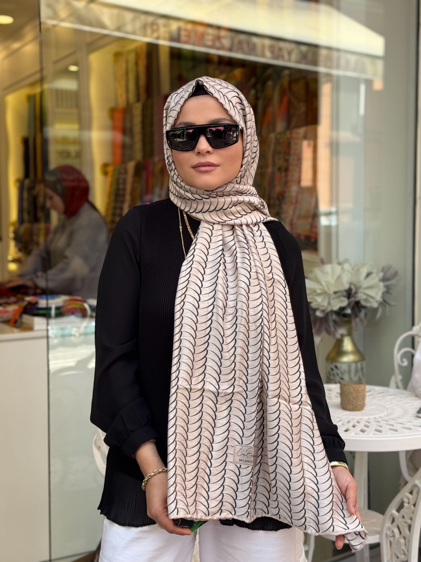 LA BOUTİQUE YAZ SERİNLİĞİ ŞAL 70X190