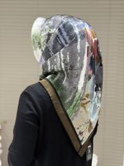 AKER SURA İPEK EŞARP