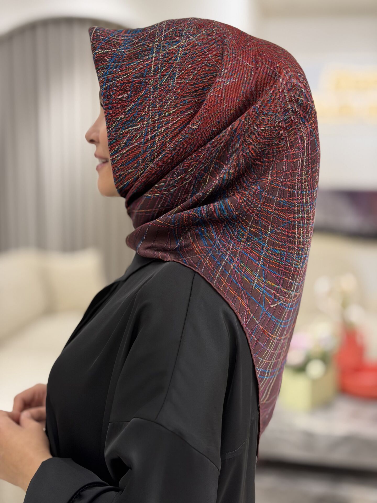 AKER SURA İPEK EŞARP