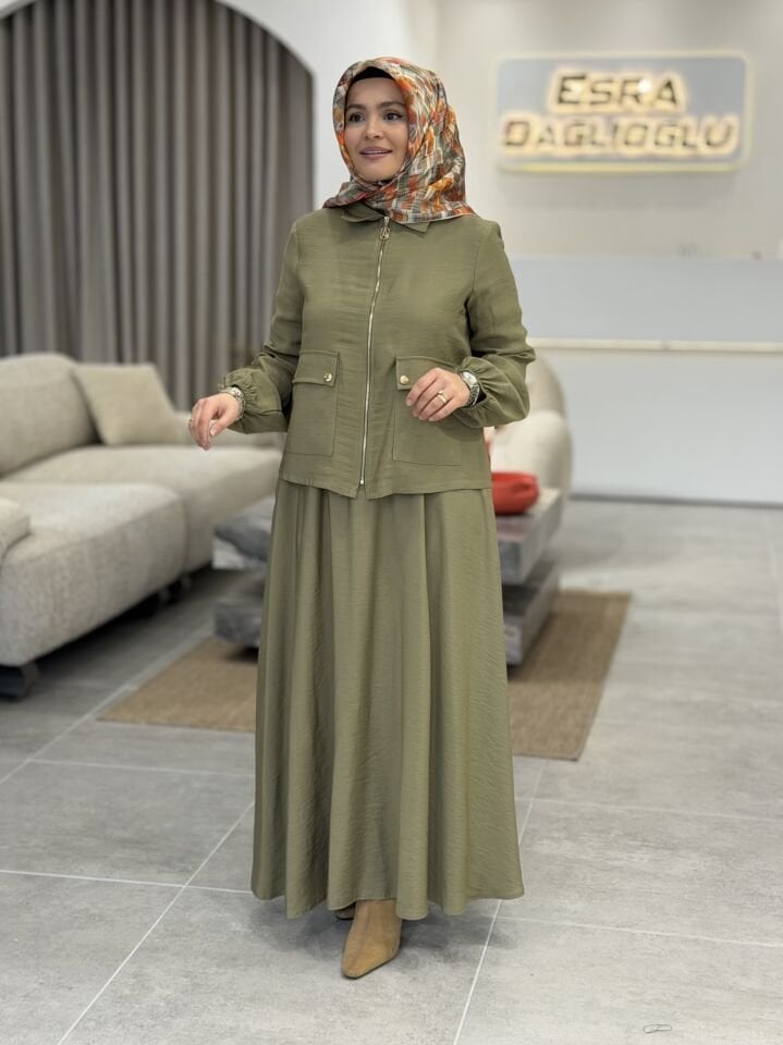 ARMİNE MODAL ETEKLİ TAKIM HAKİ