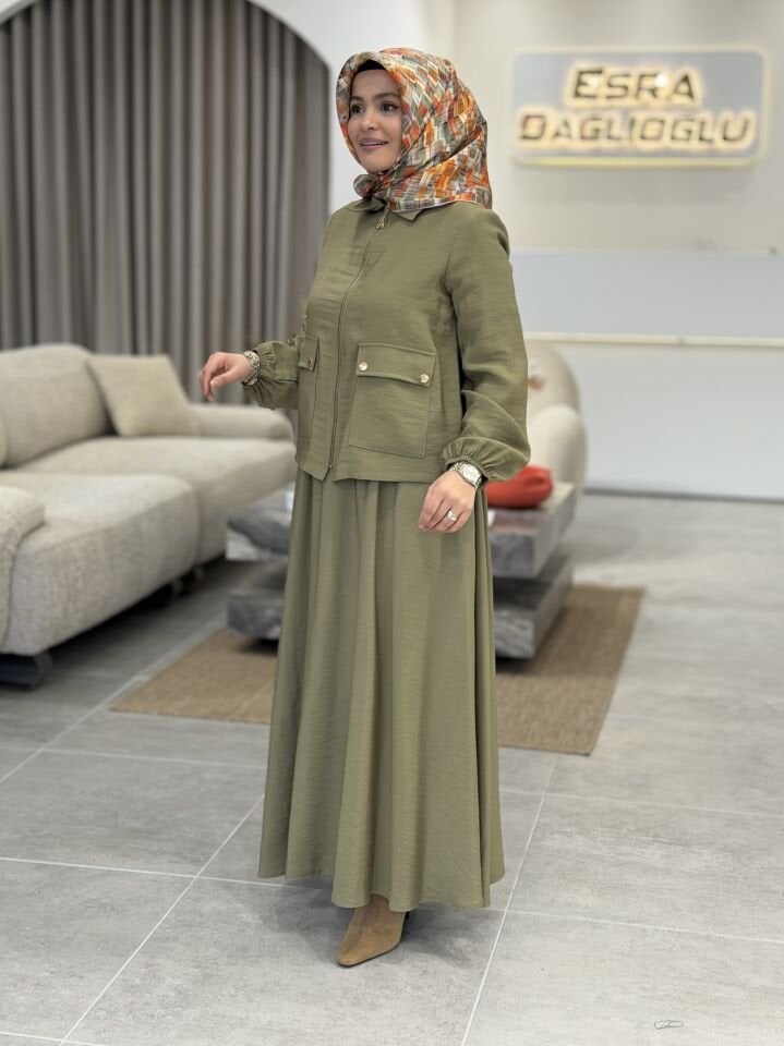 ARMİNE MODAL ETEKLİ TAKIM HAKİ