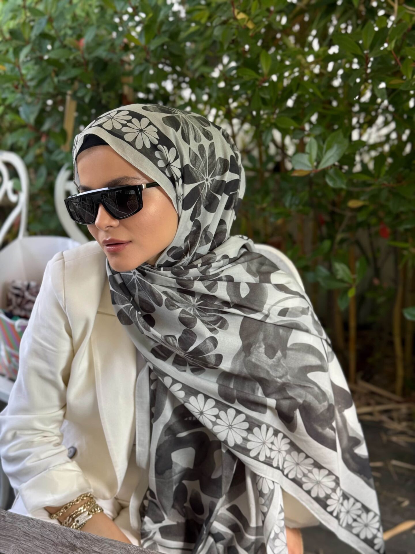 İMANNOOR DESENLİ PAMUK ŞAL