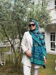 İMANNOOR DESENLİ PAMUK ŞAL