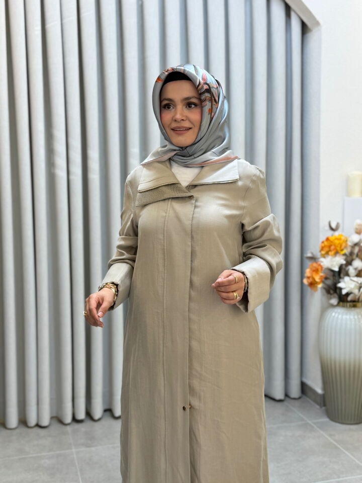 ARMİNE İPEK CUPRA KAP TAŞ