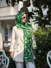 İMANNOOR DESENLİ PAMUK ŞAL