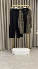 ARMİNE TREND LEOPAR KAP PANTOLONLU TAKIM