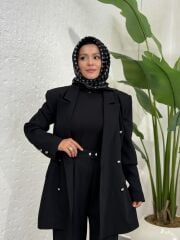 İTHAL CEKETLİ TAKIM SİYAH