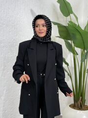 İTHAL CEKETLİ TAKIM SİYAH