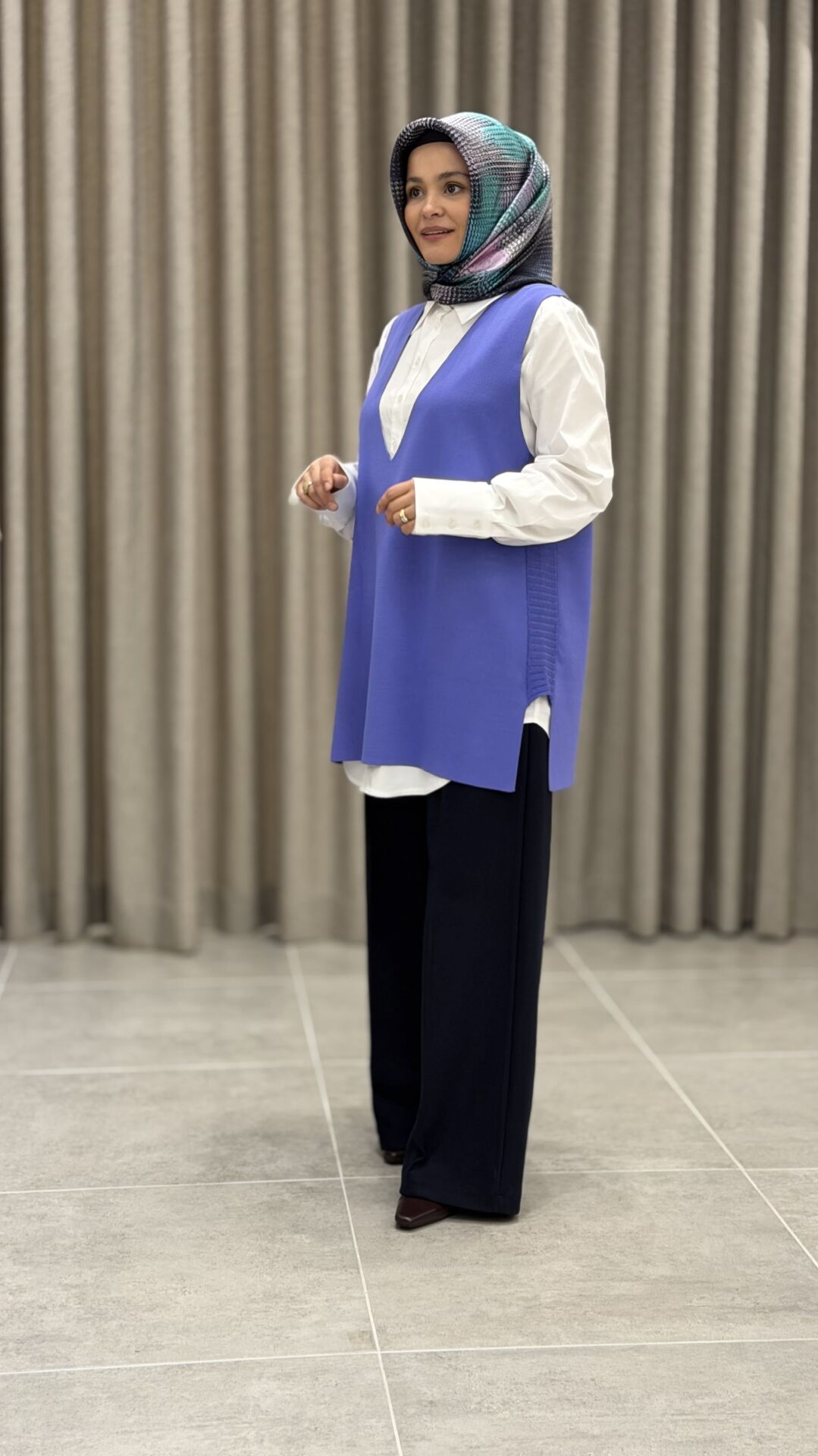 YAQA ÇELİK ÖRME PANTOLON LACİVERT