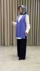 YAQA ÇELİK ÖRME PANTOLON LACİVERT