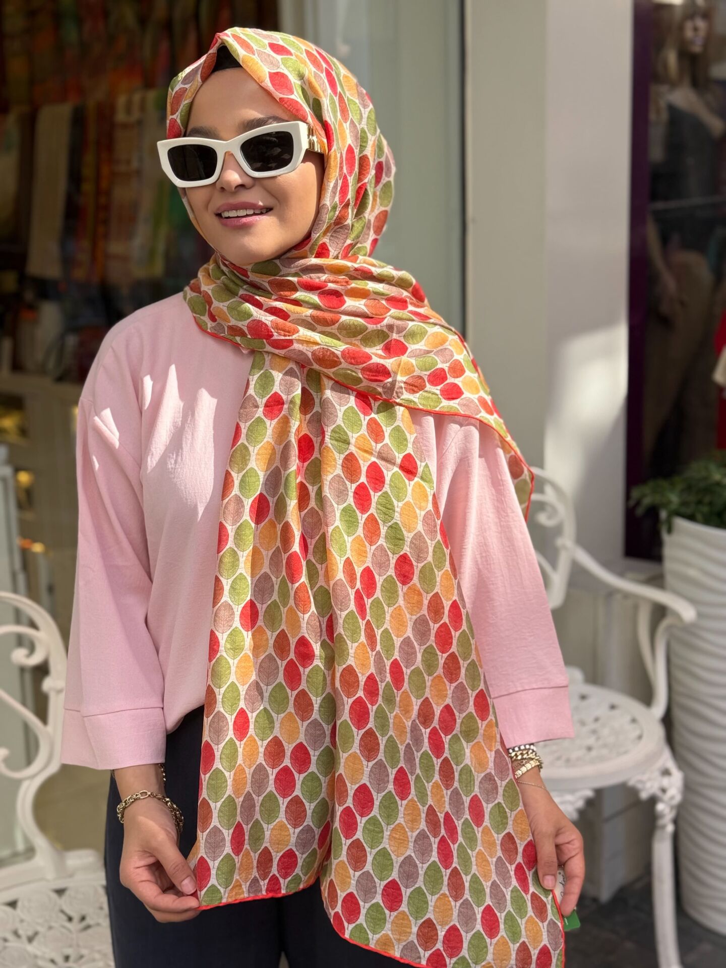 LA BOUTİQUE YAZ SERİNLİĞİ ŞAL 70X190