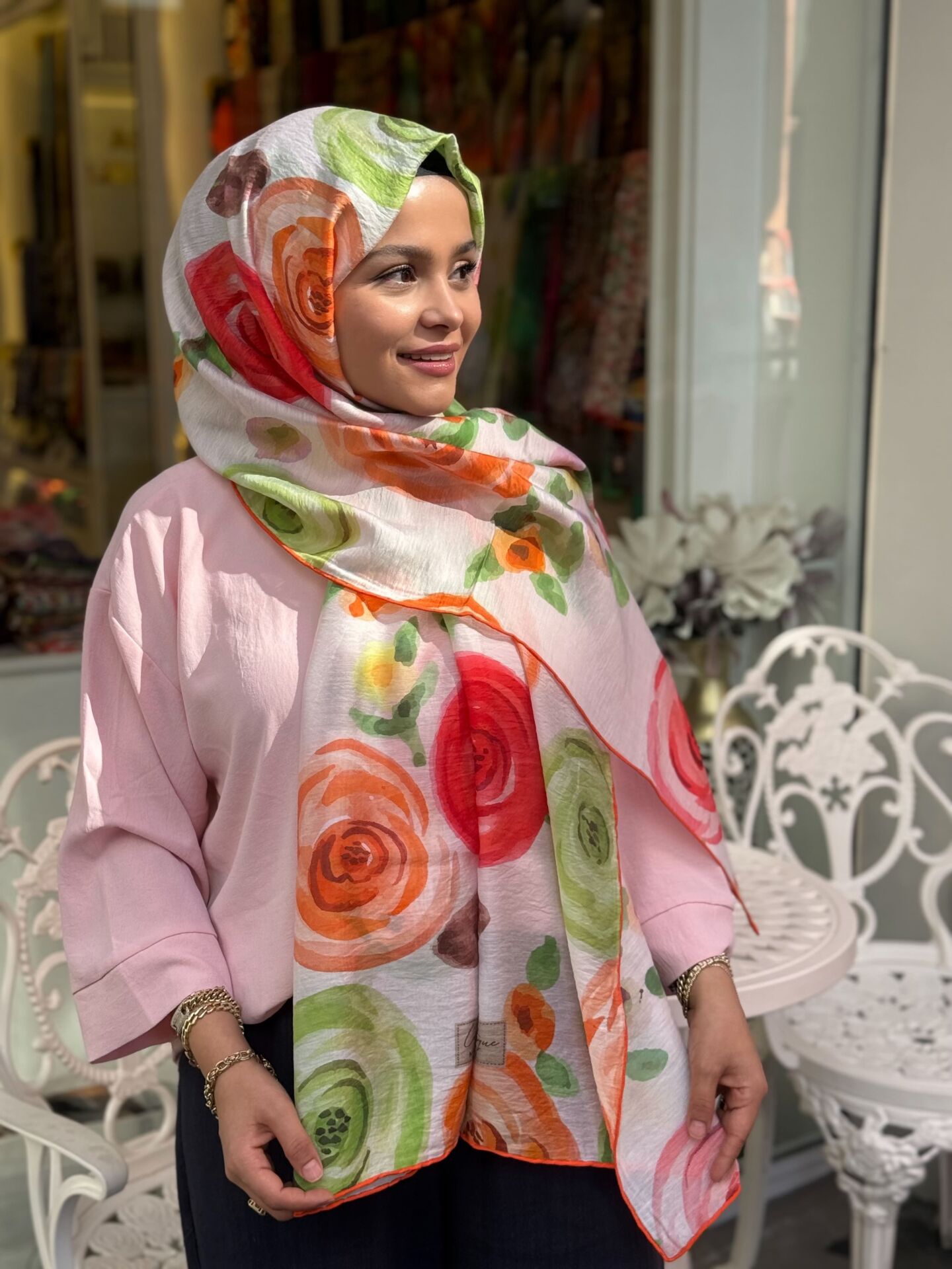 LA BOUTİQUE YAZ SERİNLİĞİ ŞAL 70X190