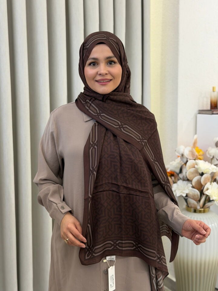 ARMİNE PURE FLOŞ VİSKON ŞAL 75X200