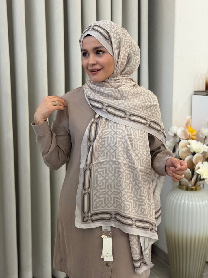 ARMİNE PURE FLOŞ VİSKON ŞAL 75X200