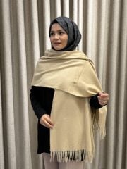 OMUZ ŞALI AÇIK BEJ