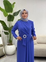 İTHAL KREP ELBİSE VERİPERİ