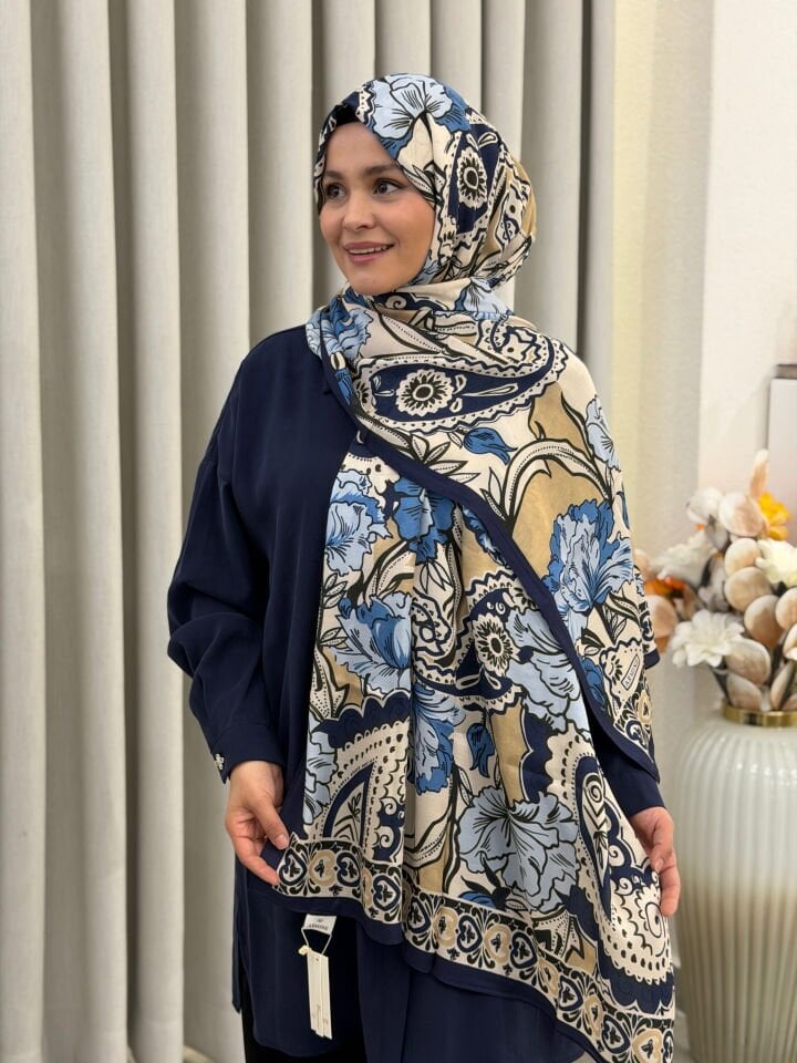 ARMİNE PURE FLOŞ VİSKON ŞAL 75X200