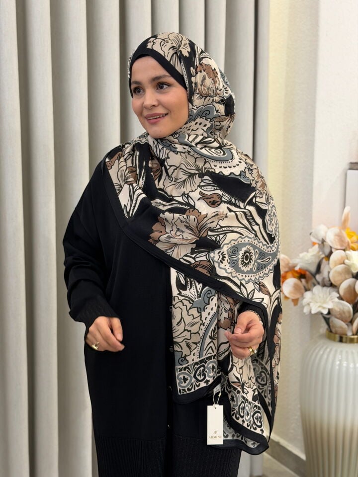 ARMİNE PURE FLOŞ VİSKON ŞAL 75X200