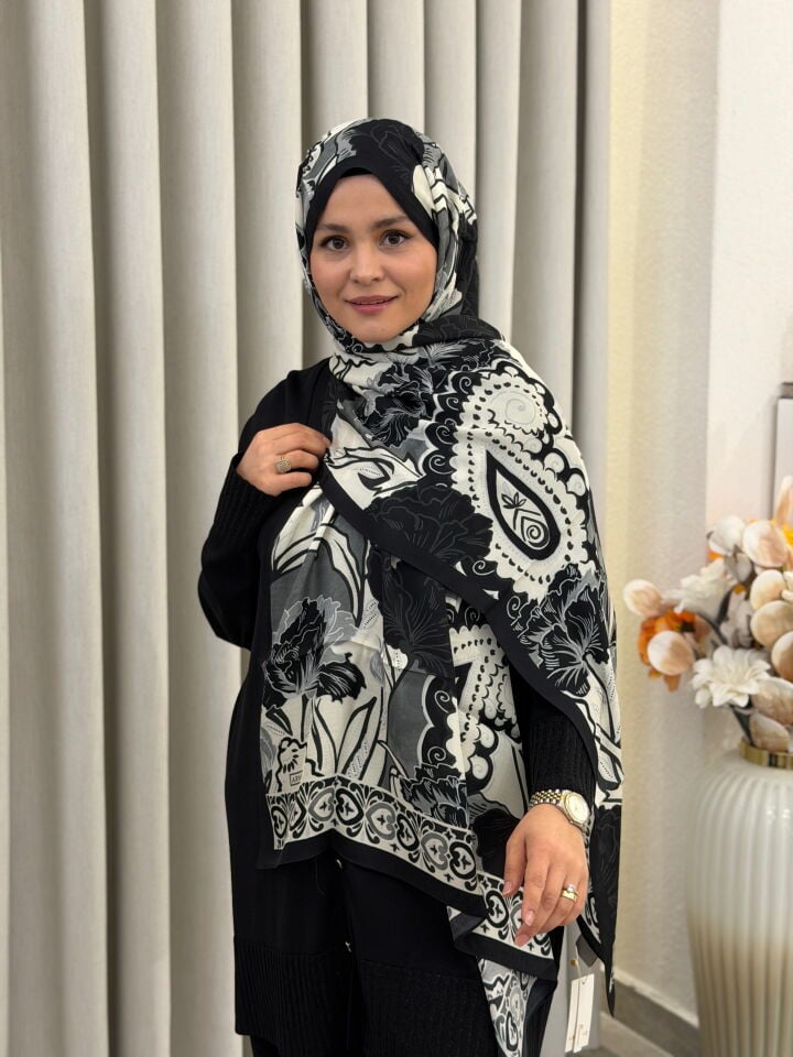 ARMİNE PURE FLOŞ VİSKON ŞAL 75X200