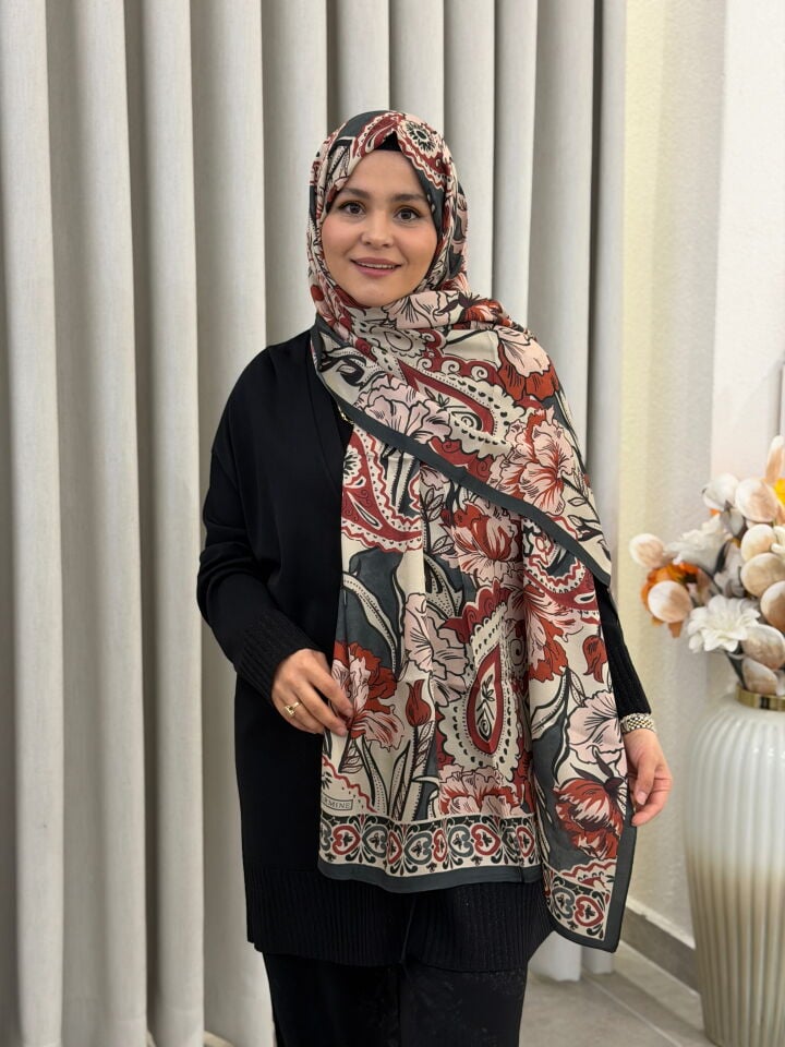 ARMİNE PURE FLOŞ VİSKON ŞAL 75X200