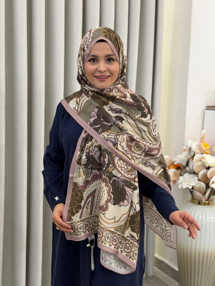 ARMİNE PURE FLOŞ VİSKON ŞAL 75X200