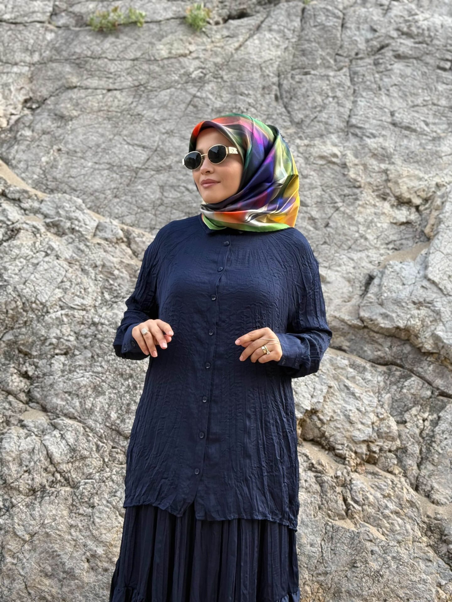 CİNDRELLA GÖMLEK LACİVERT