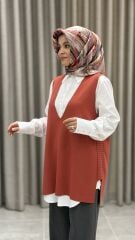 TIĞ TRİKO ÇELİK ÖRME V YAKA SÜVETER SOMON