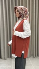 TIĞ TRİKO ÇELİK ÖRME V YAKA SÜVETER SOMON