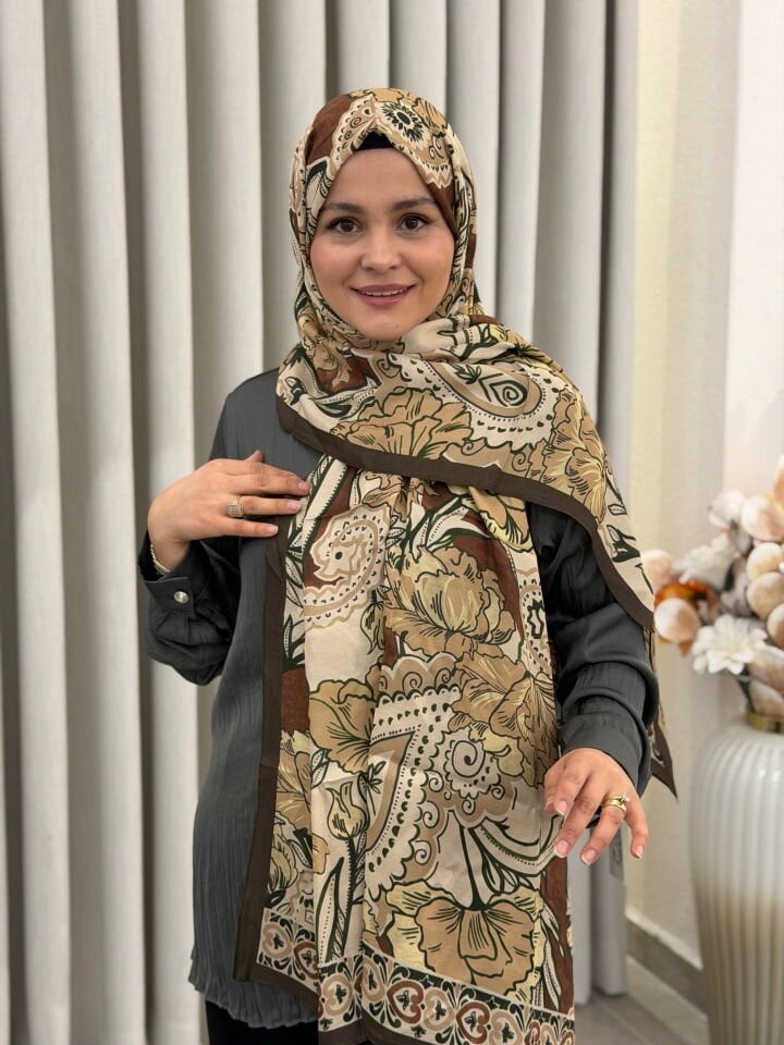 ARMİNE PURE FLOŞ VİSKON ŞAL 75X200