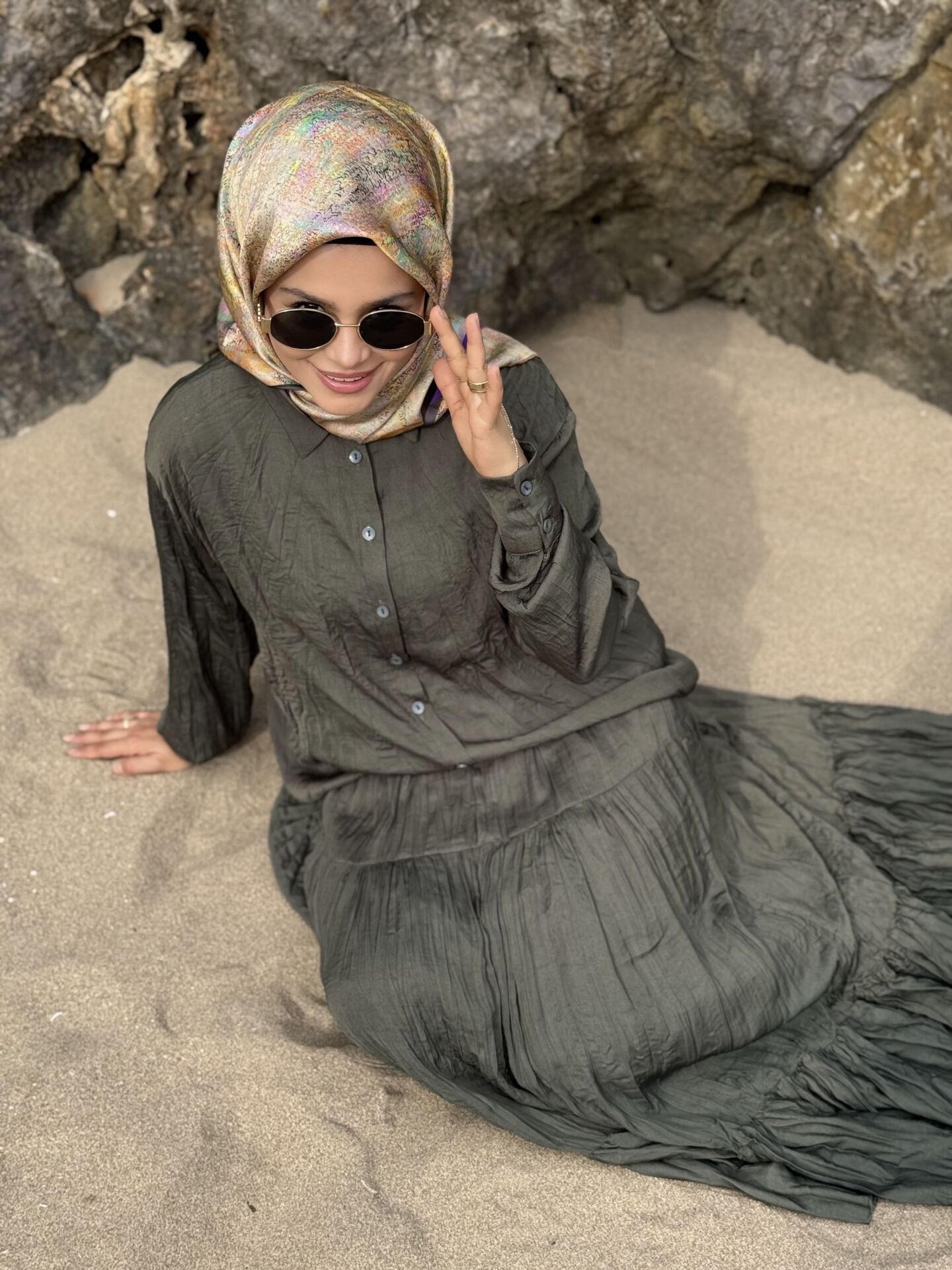 CİNDRELLA GÖMLEK YEŞİL