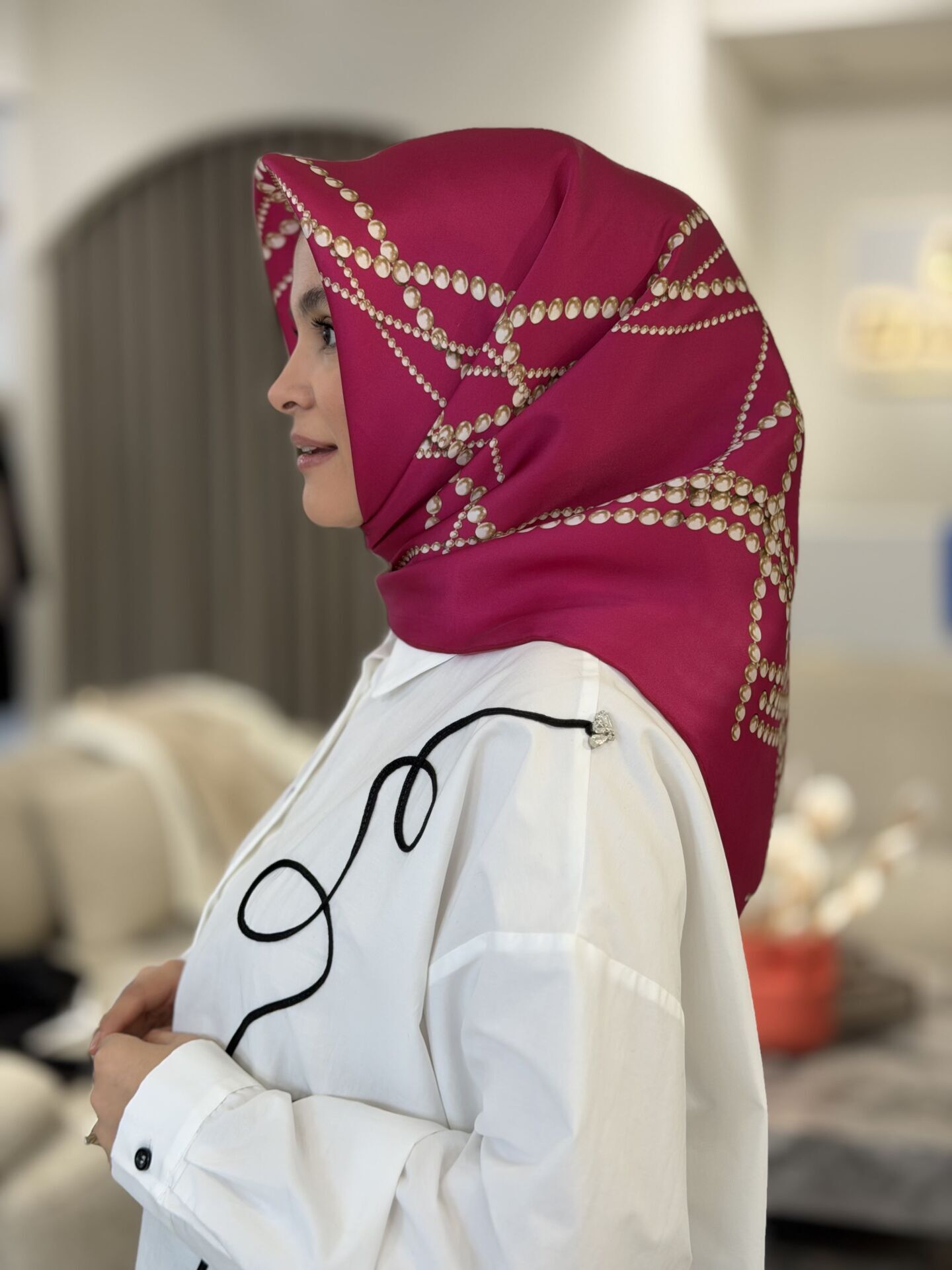 LA BOUTİQUE TWİLL İPEK EŞARP